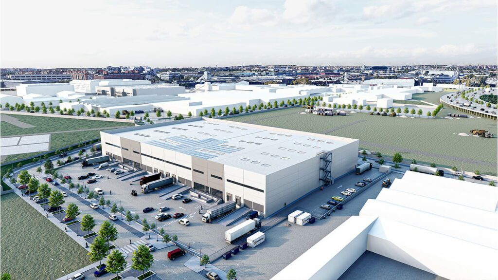 proyecto de edificio logístico para Iberian Capital Corpration en Villaverde - Madrid